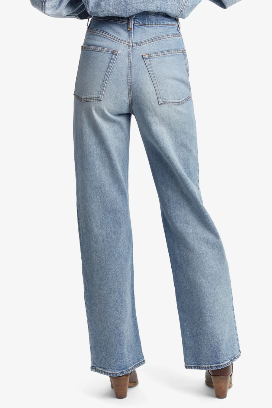 Bardot Women's Vintage Straight Leg Jeans - Nouvelle High Waist Denim Pants