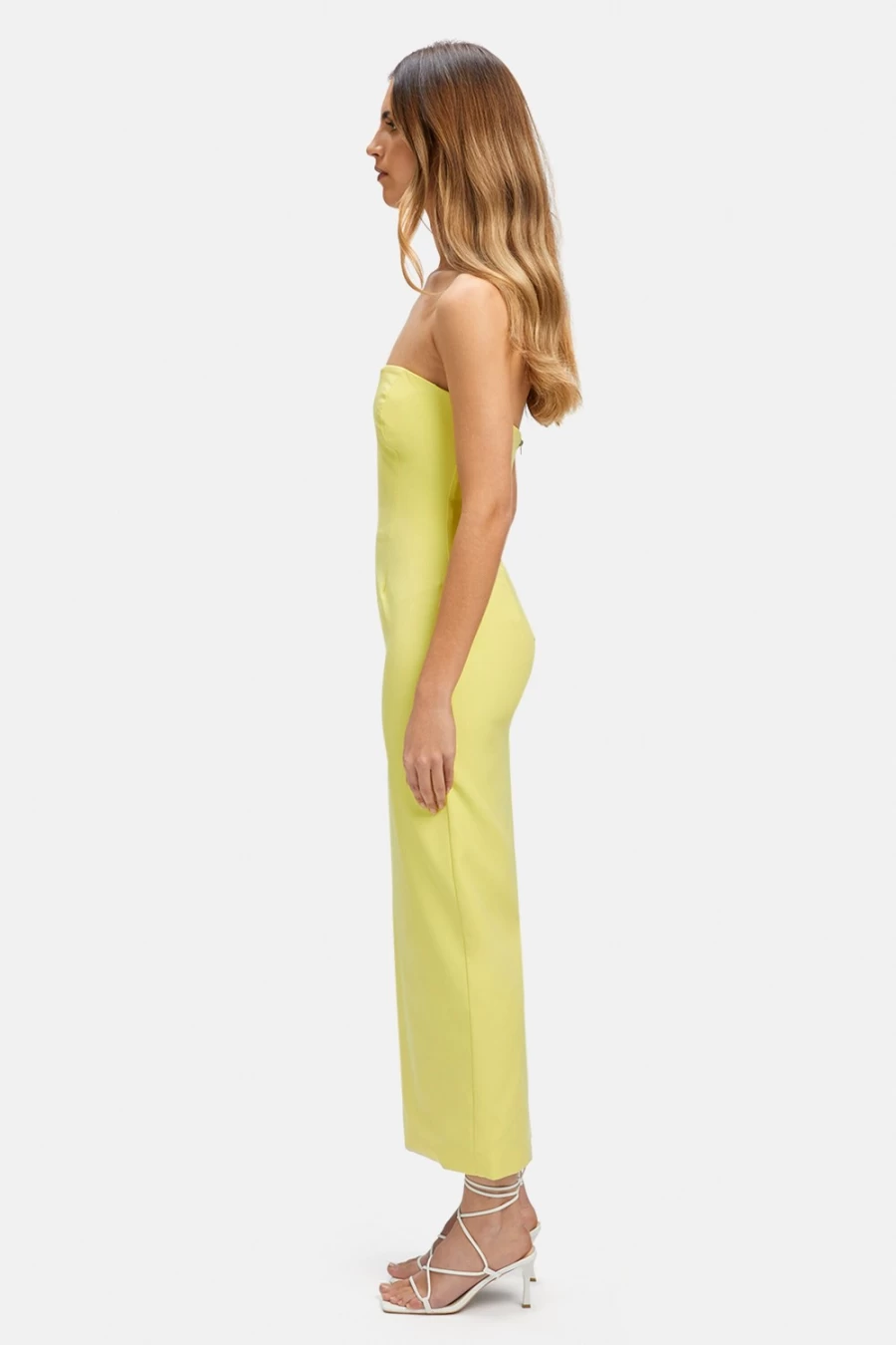 Bardot Women's Eleni Midi Dress in Sunshine - Flowy Summer Dress