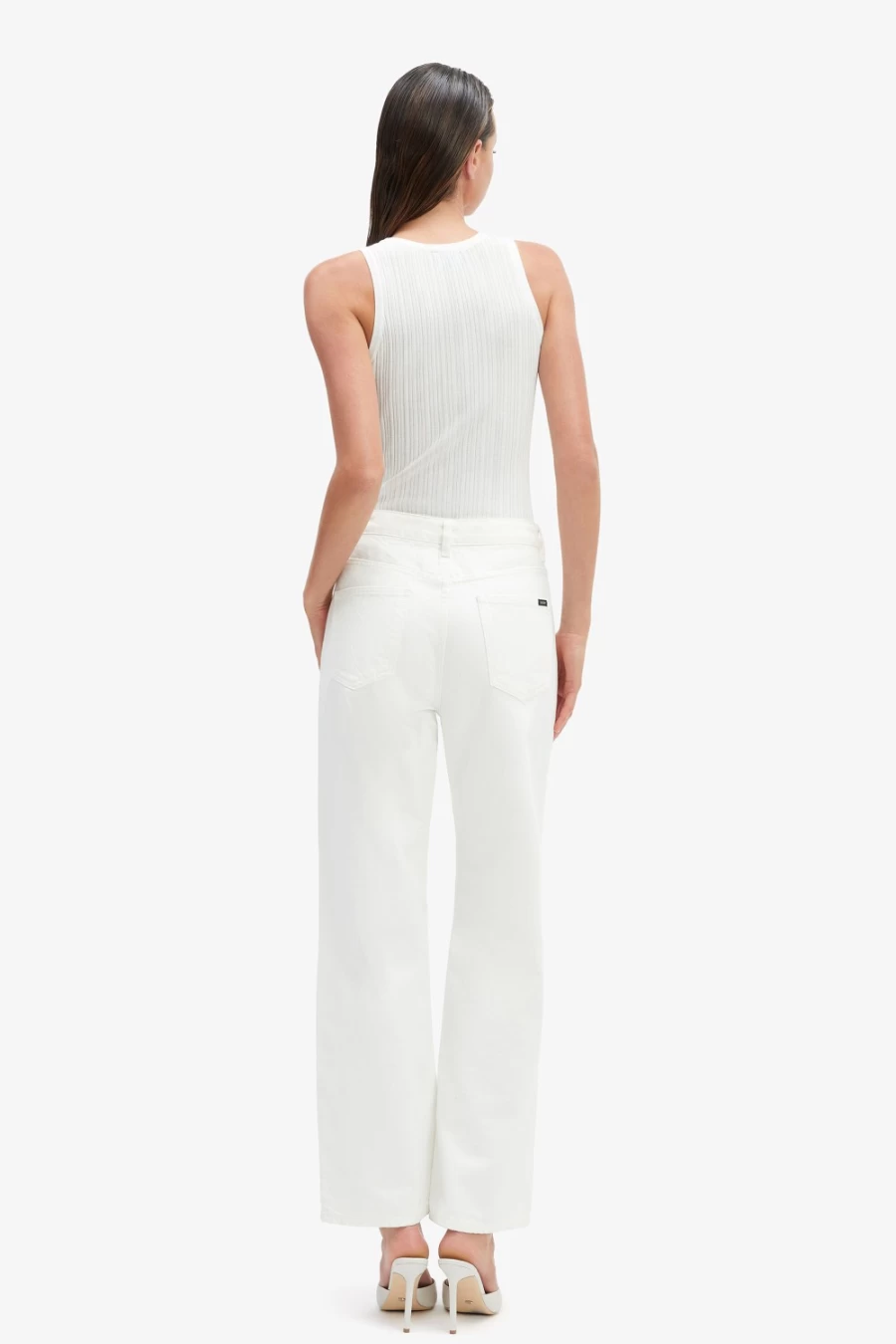 Bardot Women's Ivory Pia Straight Leg Jeans