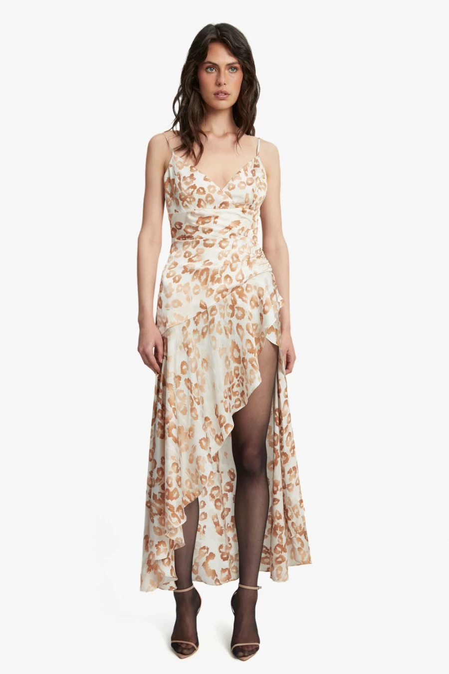 Bardot Women's Leopard Print Sorella Midi Dress
